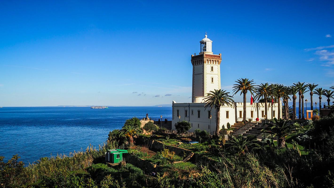 Cape Spartel lighthouse above the Atlantic near Tangier